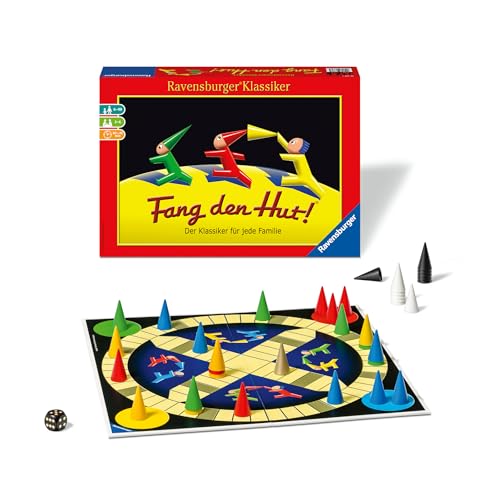 Ravensburger 26736 - Fang den Hut - Hütchenspiel für 2-6 Spieler, Familienspiel ab 6 Jahren, Ravensburger Klassiker – Bild 3