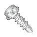 3/8 x 3" Self-Drilling Screws/Unslotted/Hex Washer Head / 18-8 Stainless Steel / #3 Drill Point (Carton: 100 pcs)