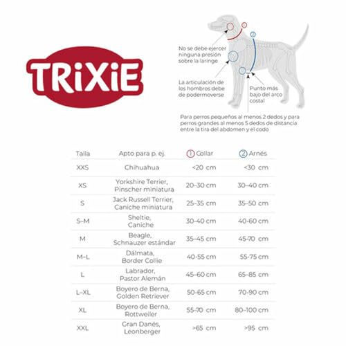 Trixie Premium Geschirr, S-M, 42-60 cm/15 mm, Aqua