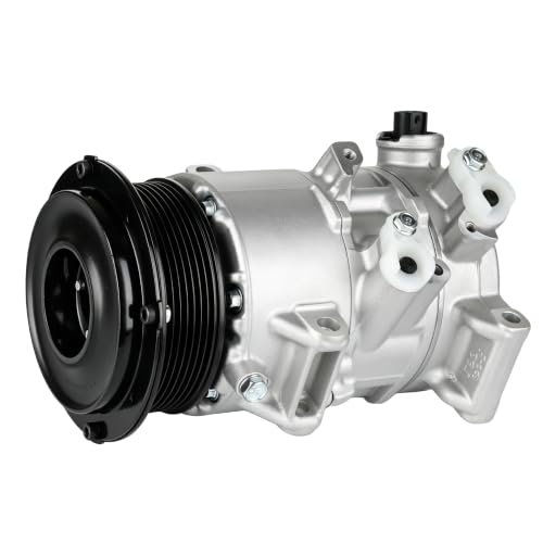 Image of 6SEU16 AC Compressor with Clutch Replacement for Toyota RAV4 2.4L L4 2006-2008,Camry 2.4L L4 2007-2009, Hiace 2.7L L4 2006-2018,Air Conditioner with 7-Groove Pulley