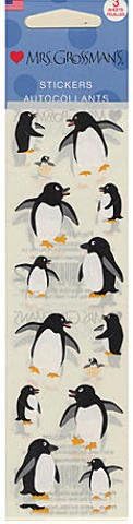 Mrs. Grossman's Regular Sticker Packs (Playful Penguins) 4 pcs sku# 1845084MA