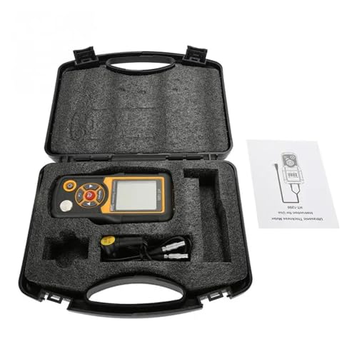Medidor de Grosor Ultrasónico Digital LCD HT-1200 con Rango de Medición de 1.2 a 225 mm para Partes Mecánicas miniatura 6