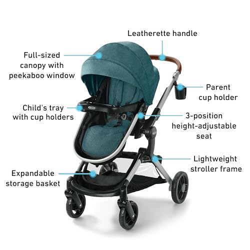Graco Modes Nest 3-in-1 Travel System (Stroller & Car Seat), Bayfield - image 7