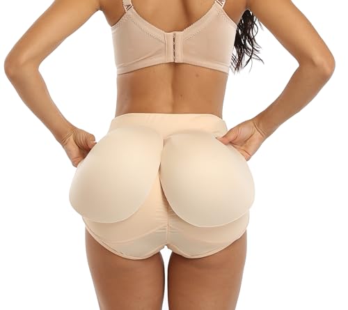 Image of BIMEI 2PS Sponge Hip Pads padded Women Butt Hip Up Padded Enhancer Thigh Pads Butt Lifter Crossdressing Padded Underwear