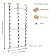 ODOXIA Kartoffelchips Display zum Hängen | Hängender Ausstellungsstand für salzige und süße Snacks | Süßigkeitenständer zum Aufhängen | Platzsparendes Süßigkeitenregal | Chips rack hanging