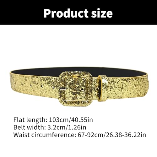 Sequins Designed Belt Decorative Waistband for Women Fashionable Waist Accessory for Parties Wear and Celebrations3