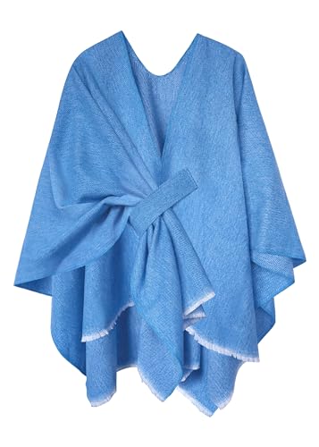Urban CoCo Women's Shawl Wraps Open Front Poncho Cape Oversized Scarves