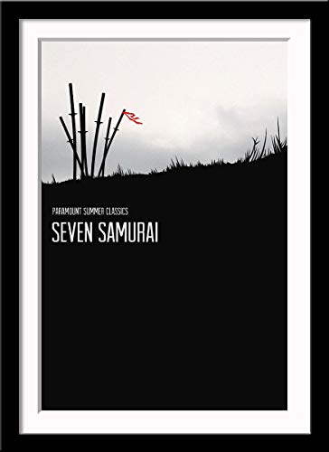 Image of Tallenge - Seven Samurai - Akira Kurosawa Masterpiece - Movie Art Poster - Small Framed Poster(Paper,12 x 17 inches, MultiColour)
