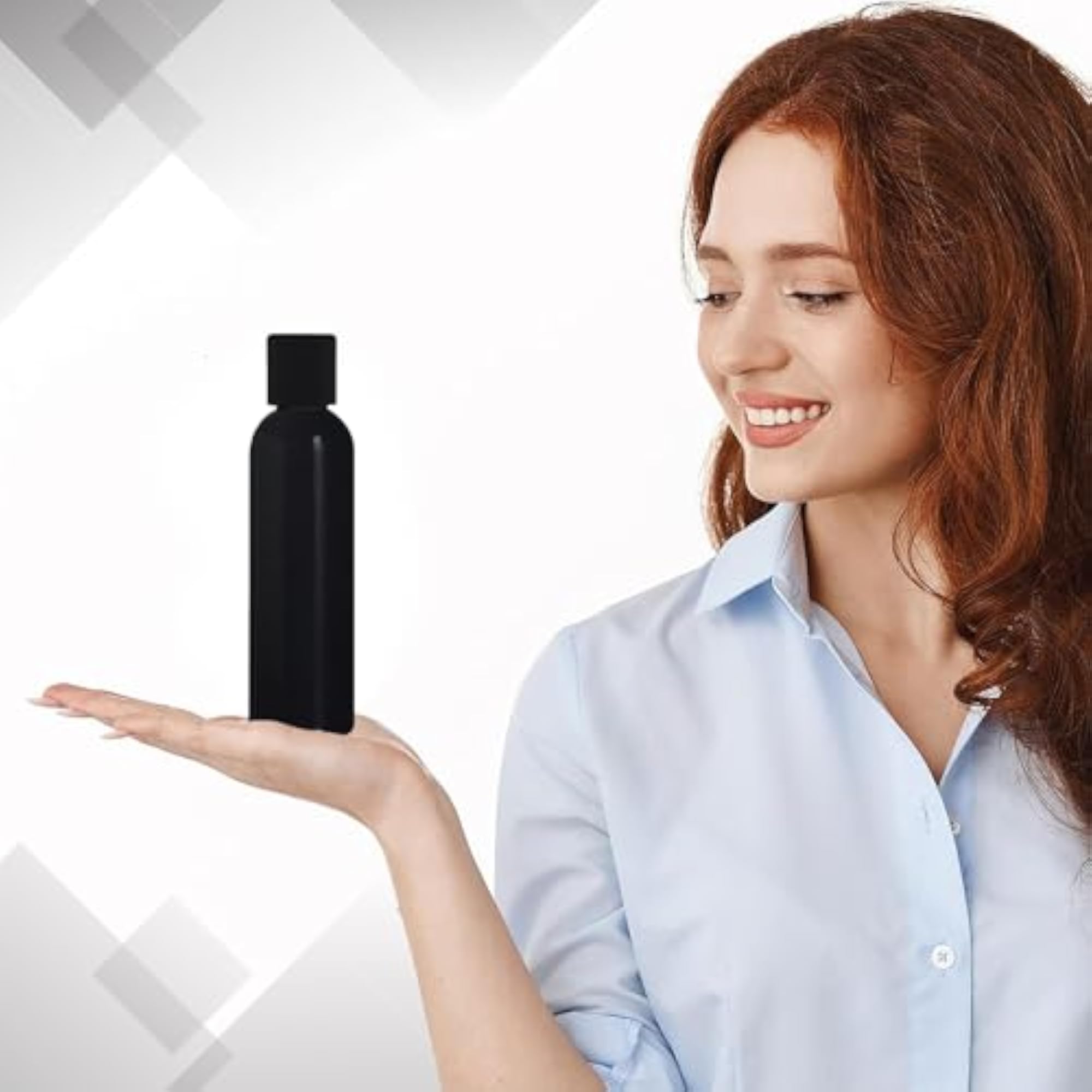 100ml Squeeze Bottle with Flip Top Cap, Refillable Travel Container