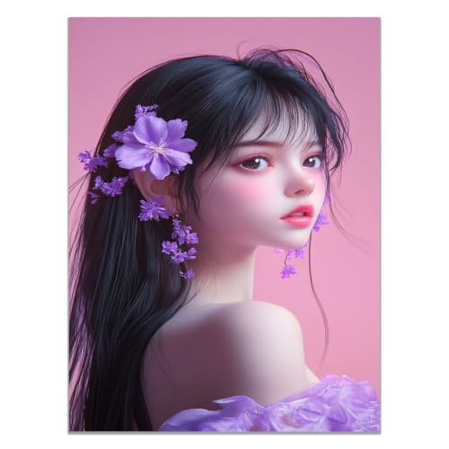Peinture femme portrait glamour de qualite superieure decoration