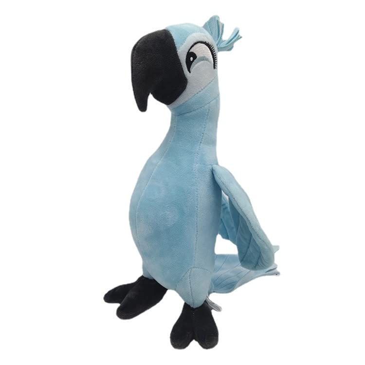Carino Originale Rio 2 Pappagallo Peluche Giocattoli Morbido Fumetto Pappagallo Blu Pappagallo Farcito Bambole Animali Per Bambini/Coppie Regalo Di Compleanno 35 cm 2 Pz