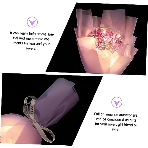 Ramo de Flores Secas Luminoso con Globos para Ocasiones miniatura 4