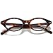 Mirkcittle Retro Oval Blue Light Glasses for Women Men Fashion 90s Tortoise glasses Fake Nerd Y2k Frame Eyeglasses (Tortoise Frame)