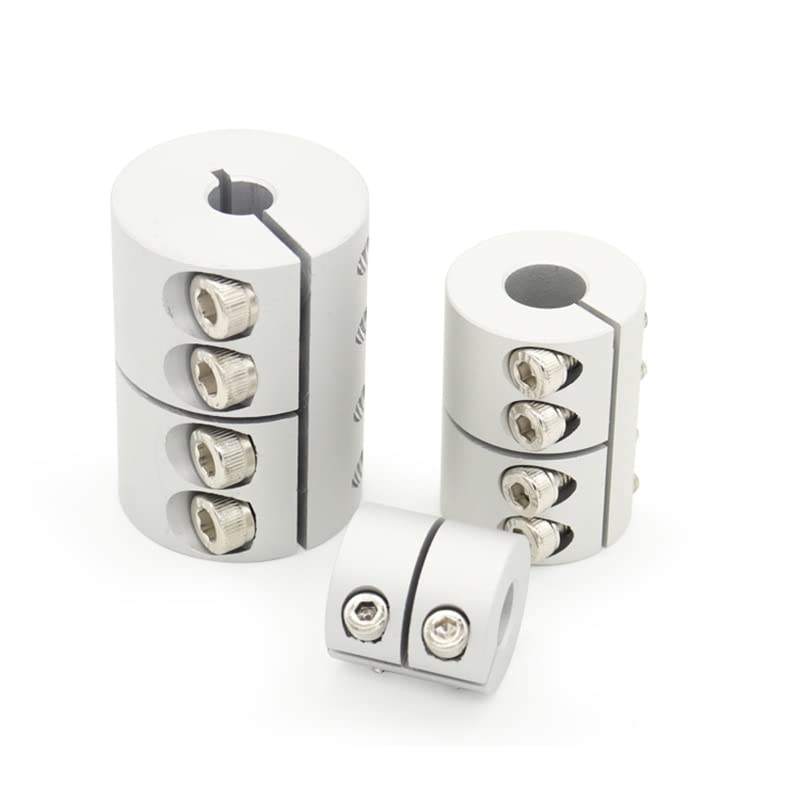 1Pcs Rigid Coupling D20L25 Ball Screw Aluminium Alloy Shaft Coupler for Stepper Servo Motor 3D Printer Parts 4/5/6/6.35/7/8mm (Size : 6.35x7mm)