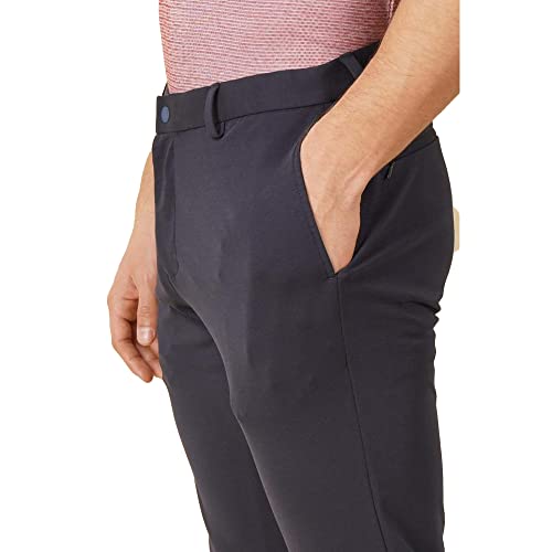Image of Siea Casual Solid Khakis in Brown
