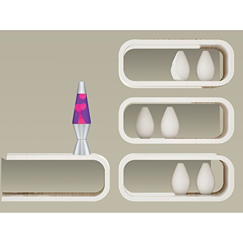 Schylling 2121-4002 Pink/Purple 14.5" Classic Motion Lava(r) Lamp Silver, 20-Ounce