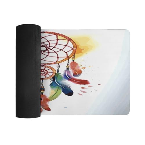 Pad para escritorio Watercolor Dream Catcher grande goma miniatura 3