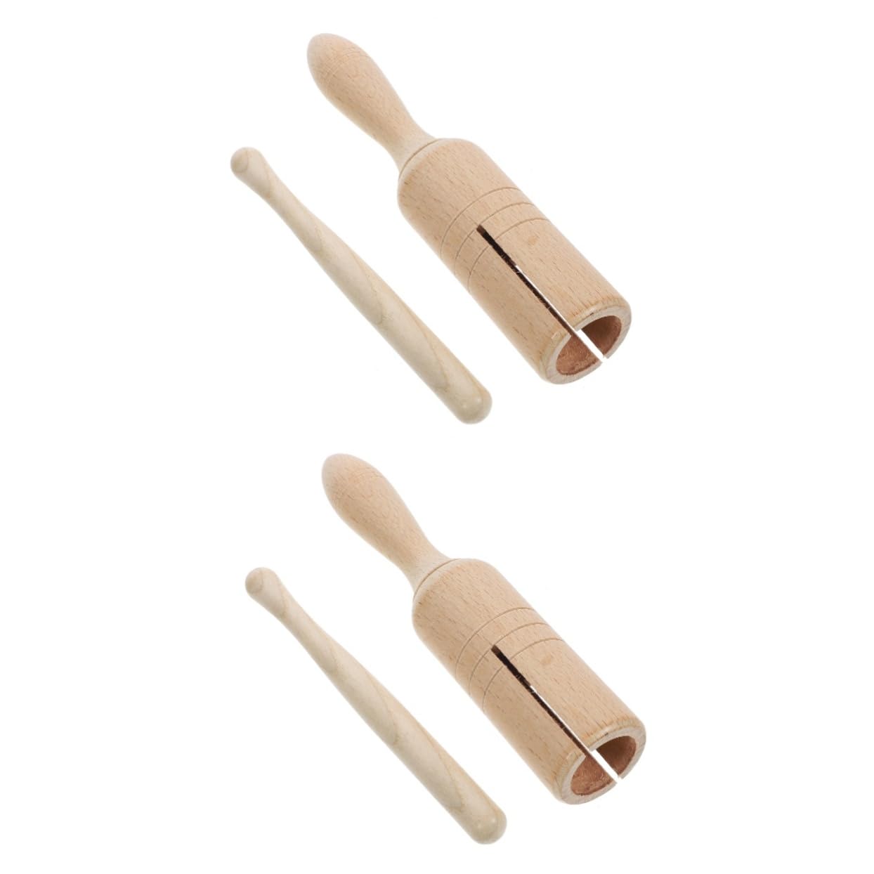 BESPORTBLE 3 Sets Single Ringing Instruments Musical Guiro Percussion Instrument Preschool Musical Instrument Musical Plaything Music Instrument Wood