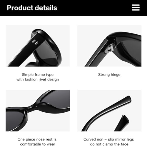 Sunglasses Womens, Polarized Sunglasses Women, Sunglasses Womens Trendy, Retro Sunglasses, Black Sunglasses Men Woman, Retro Sunglasses for Women4