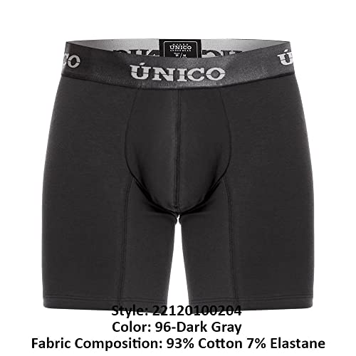 Mundo Unico Men Boxer Briefs Trunks Colombian Underwear Ropa Interior Colombiana de Hombre, 96-dark Gray_style_22120100204, XXL4