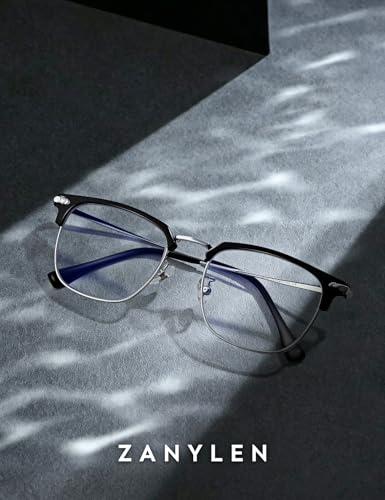Image of ZanyLen Blue Light Blocking Glasses Men Computer Gaming Glasses For Mens