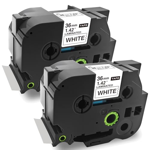 HeeMee Tze�e�[�v �݊��i �u���U�[�p 36mm���yTze-261�E���n�������E2�Z�b�g�z8m�� �s�[�^�b�`�e�[�v P-touch ���~�l�[�g�e�[�v �h�� ���S�� �����O�V�[�� �����p�i�iTze-261�E2�j