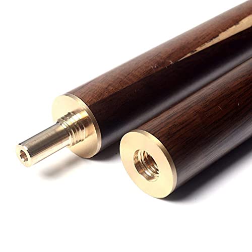 CUESOUL 57 Handcraft 3/4 Jointed Snooker Queues with Mini Butt End Extension Packed in Aluminium Köcher Karella (D306)
