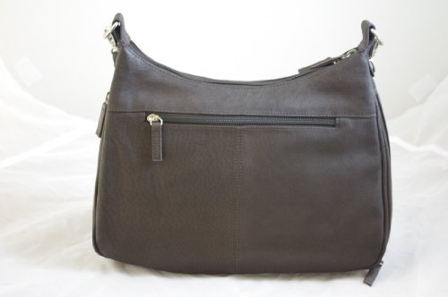 GTM Carry Hobo Shoulder Bag, One Size, Brown - Thumbnail 3