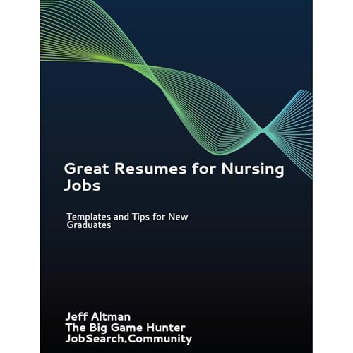 Great Resumes for Nursing Jobs Audiolibro Por Jeff Altman arte de portada