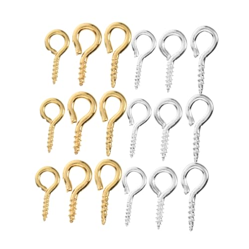 LIFKOME 1 Set DIY Jewelry Making Eye Screws Boxed Eye for Crafting and Earring Making Self Tapping Design for Easy Use for Unique Accessories