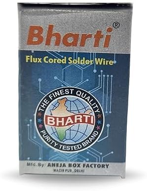 R3 Flux Cored Solder Wire Grade 60-40 SWG-18 (50gm)- Tin Lead Rosin Core Solder Wire for Electrical Soldering