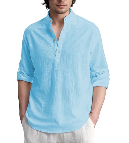 Image of Slim Fit Short Kurta for Men and Boys.(KRT BTN06, Navy Blue)