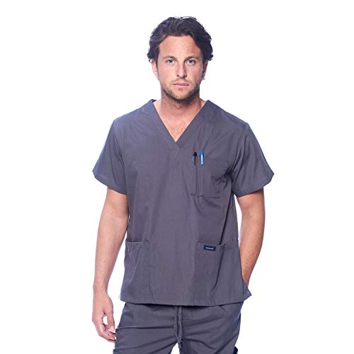 Image of Dagacci Scrubs Medical Uniform Women and Men Scrubs Shirts and Tops