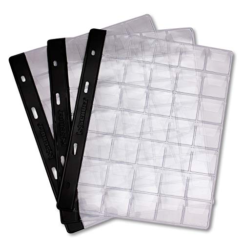 Preisvergleich Produktbild SCHULZ Münzenalbum Münzalbum Taschenalbum Münzenalbum Münzalbum aus Transparenter PVC-Folie Glasklar