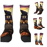 Funny Socks for Men Women Moisture Wicking Cushion Athletic Crew Socks