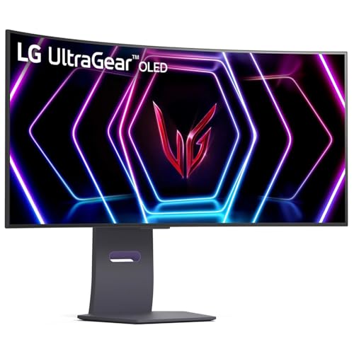 Image of LG 39 inch Ultragear OLED Curved Gaming Monitor - WQHD 240Hz, 0.03ms, NVIDIA G-Sync Compatible, 800R Curvature, USB Type-C, DisplayHDR True Black 400
