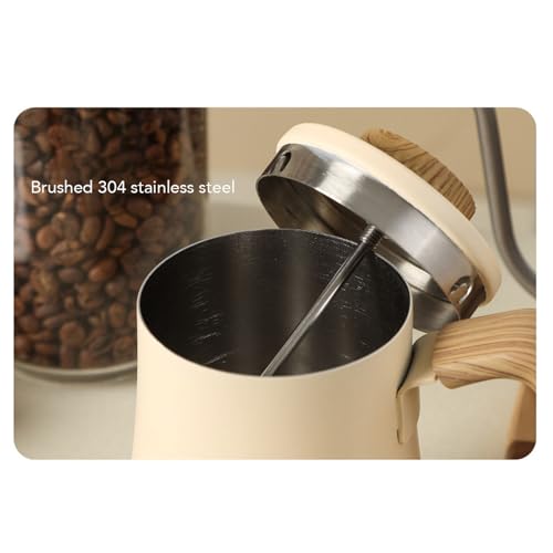 Tetera eléctrica AUNMAS de acero inoxidable 600 ml con control de temperatura miniatura 4