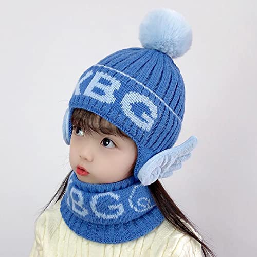 Scarf Set Pullover Knitted Hat Unisex Letters Wool Hat with Daily Wear for Over 2-Year Old Khaki4