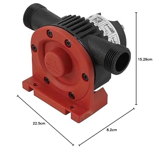 wolfcraft Bohrmaschinen Pumpe 2207000 | Selbstansaugende Wasserpumpe - 3000 l/h - ideal als Gartenpumpe oder zum Auspumpen verschiedener Wasserbetten