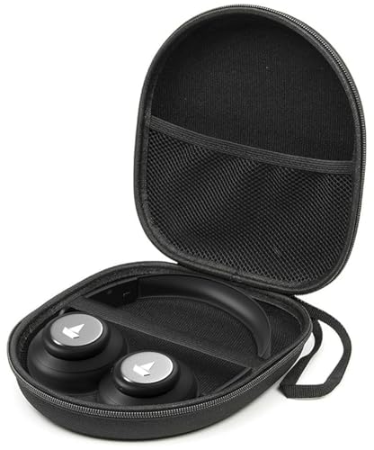 Image of VERTUS Headphone Hard Protective Storage Case for Boat Rockerz 450, Boat Rockerz 425, Boat Rockerz 410, and Boat Rockerz 370 Bluetooth Wireless Over-Ear Headphones (Durable Shell|EVA|Black)