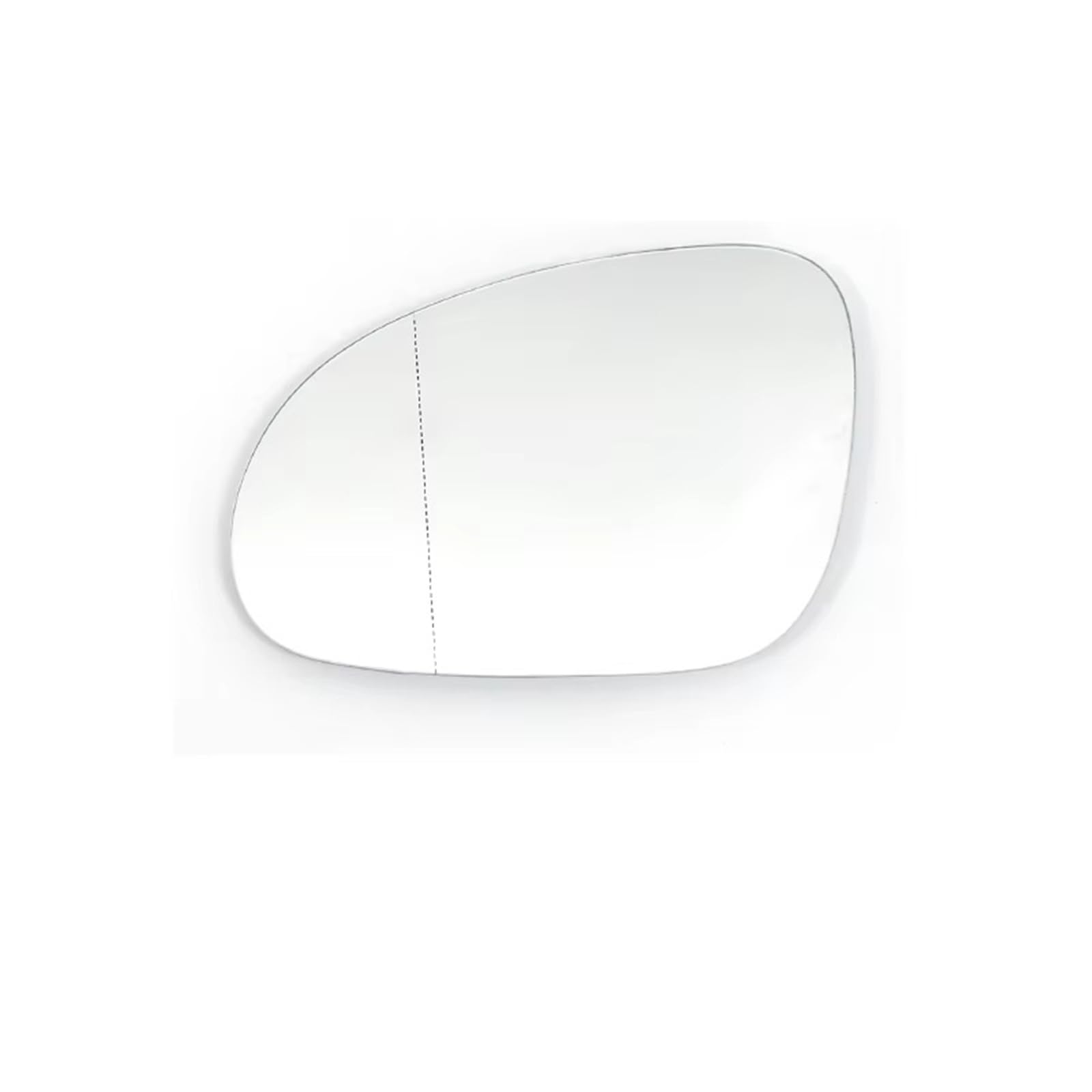 Verre Rétroviseur Latéral Rétroviseur extérieur Chauffant pour Golf pour GTI 6 MK6 2009-2012, rétroviseur latéral Gauche/Droit, Angle Glace Rétroviseur(1piece Left)