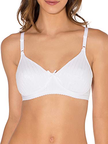 Fruit of the Loom Women's Fleece Lined Wirefree Softcup Bra, White, 36B