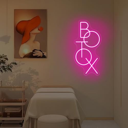 Image of Botox Logo Neon Sign, Botox Filler Led Light, Beauty Studio Wall Decor