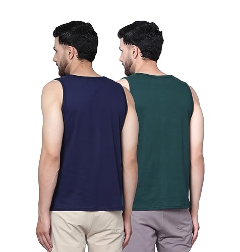 Image of Designer Men Vest Versatile Cotton Sando /Baniyan /Ganji for Boys - Perfect for Gym Workouts, Vacations, and Beaches