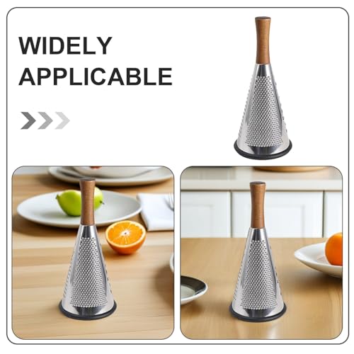 Rallador de queso vertical multifuncional con mango ergonómico miniatura 3