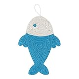 Forma de pescado Gato Rascador Almohadilla Gato Corrugado Estera Rascador Resto Almohadilla Gatos Rectificado Raspador de Uñas Juguetes Muebles Proteger