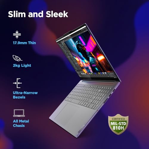 Lenovo Yoga Pro 9 Intel Evo Core Ultra 9 185H Built-in AI 16"(40.6cm) 3.2K IPS 165Hz Touchscreen Laptop (32GB/1TB SSD/NVIDIA RTX 4050 6GB/Win11/MSO... - Image 6