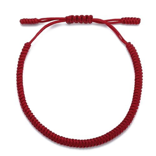 LUCKY BUDDHIST Lucky Bracelet and Pendant/Necklace, for Teenagers, Men, Women, Braided Friendship Bracelets, Handmade with Love, Tibet Style, Adjustable Wrist Bracelet