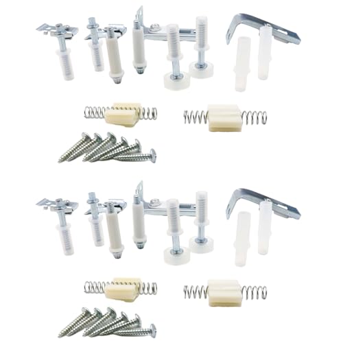 40pcs Kit de Herrajes para Repara Puertas Bifold para Closet Corredera Plegable miniatura 6