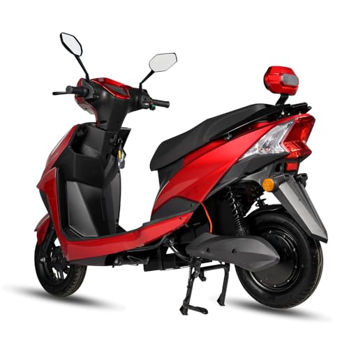 Image of MIOOX 60V*40AH Electric Scooter withLithium Battery, 110-120km Range, 40km /h Speed & 2Year Battery Warranty (Red)